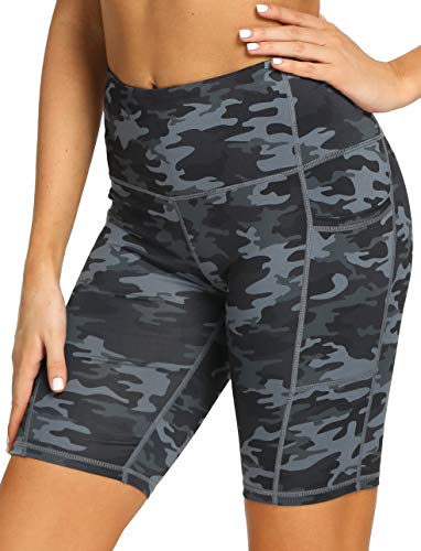 oyioyiyo High Waisted Biker Shorts for Women Workout Yoga Running Compression Shorts with Pockets