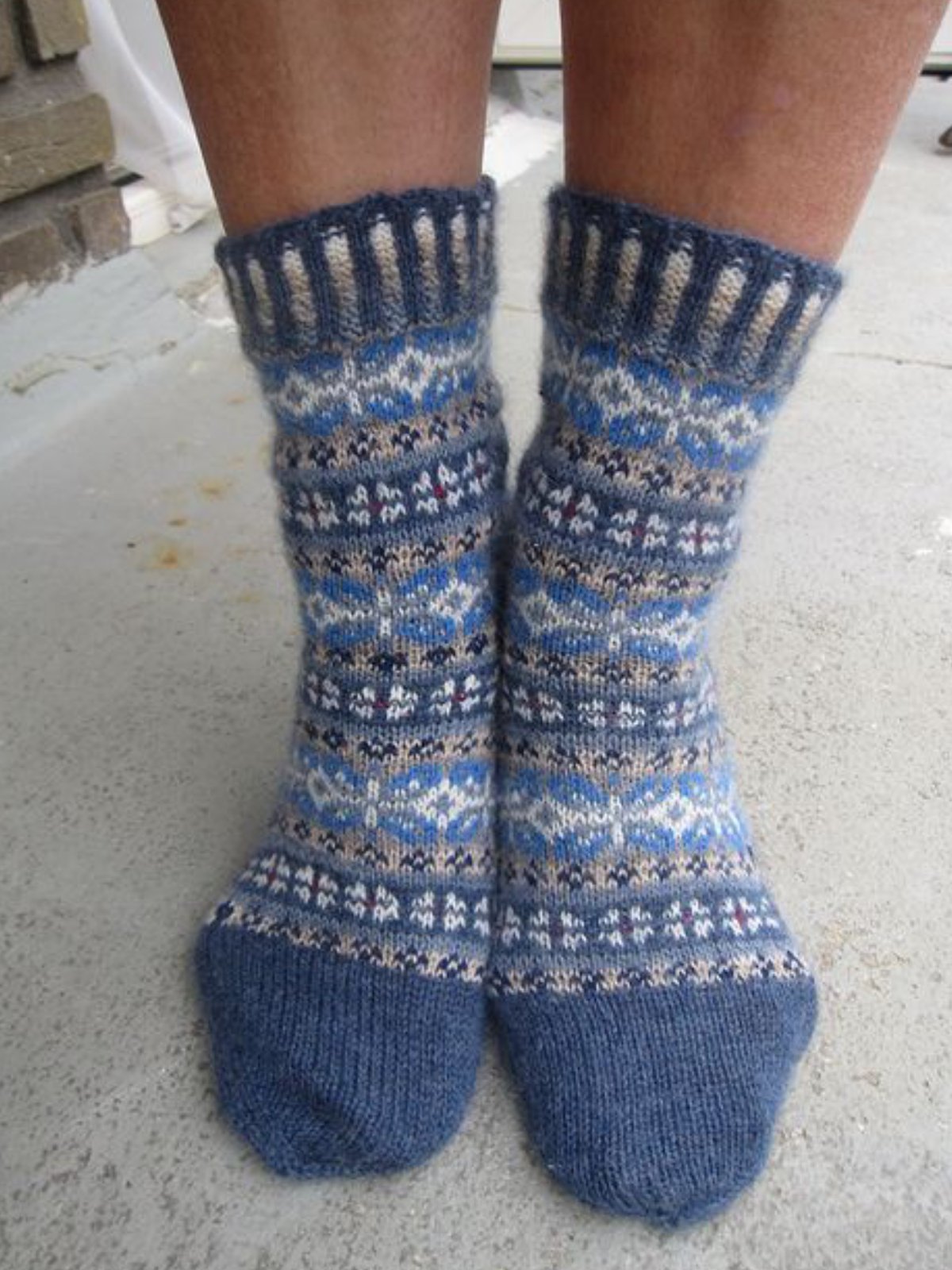 Casual Floral Knitted Underwear & Socks