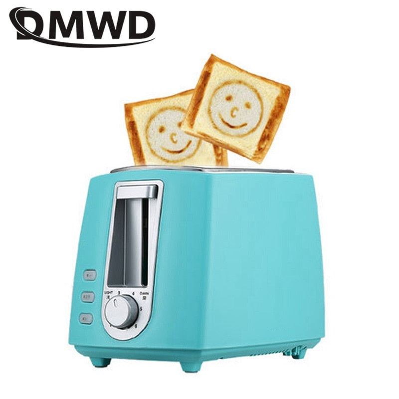 Electric Toaster Household Automatic Bread Baking Maker Breakfast Machine Toast Sandwich Grill Oven 2 Slice