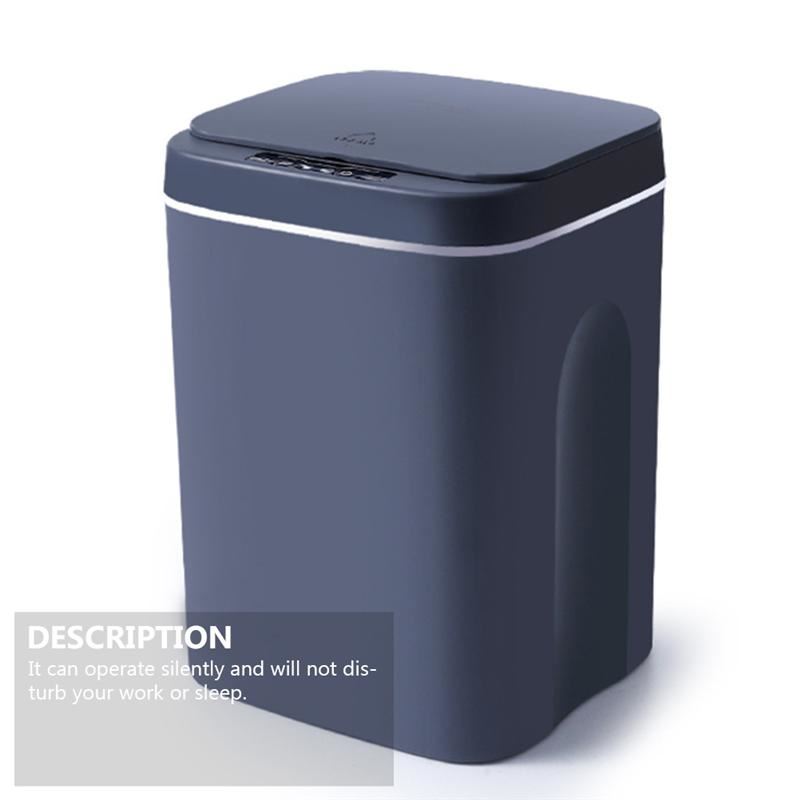 Trash Bin Kitchen Household USB Charging Smart Trash Can Automatic Induction Dustbin With Lid