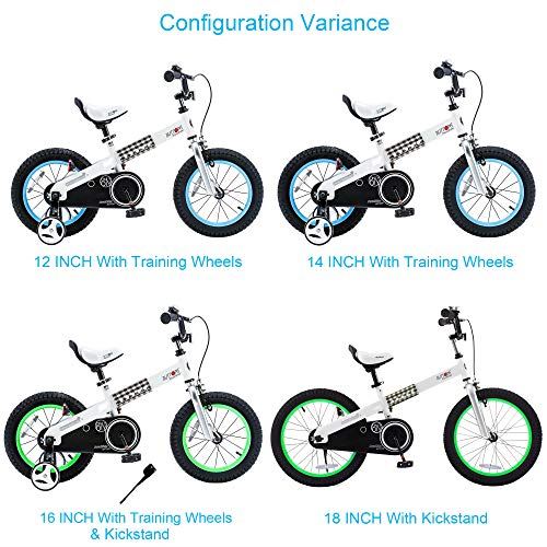 Royal Baby Boys Girls Kids Bike 18 Inch Buttons Bicycles with Kickstand