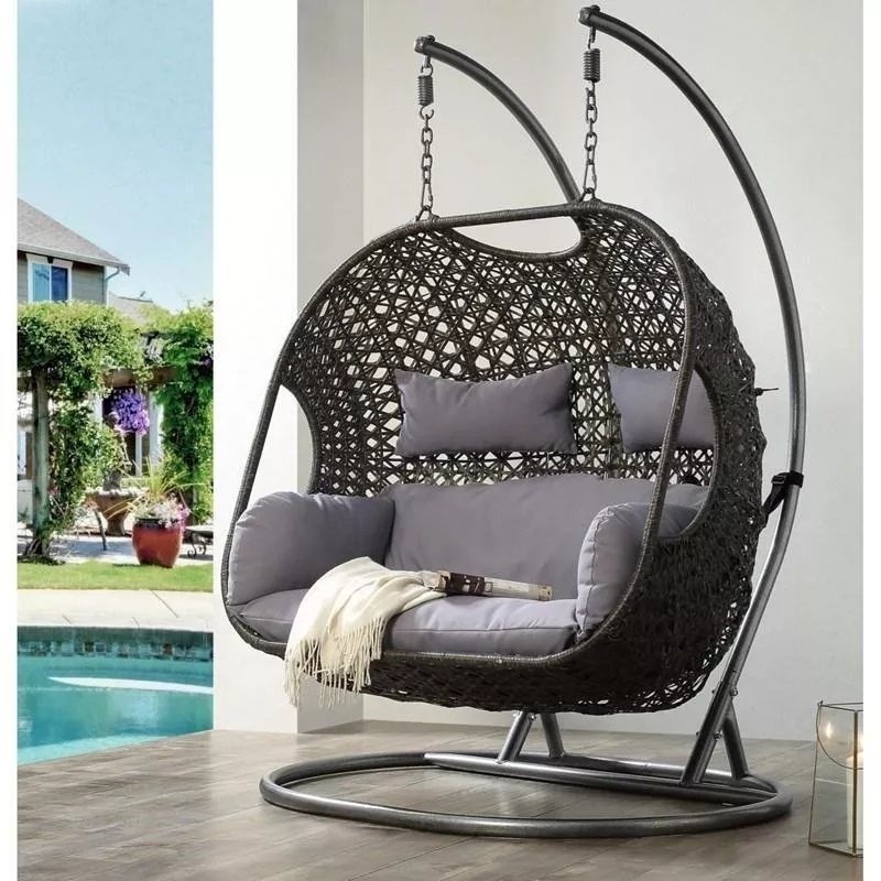 Aluminum Cocoon Hanging Outdoor Swing Chair