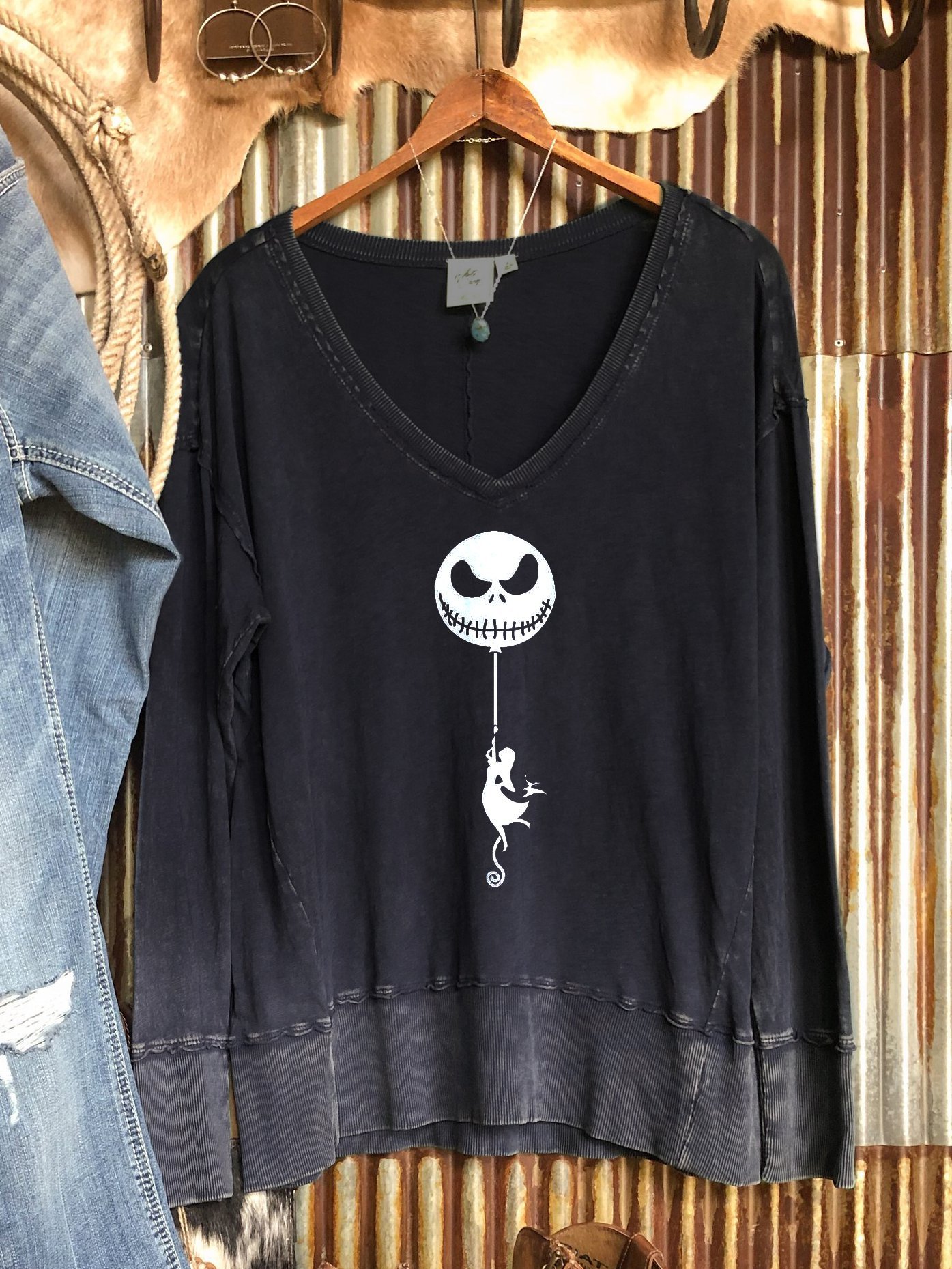 Personalized printed long-sleeved sweater