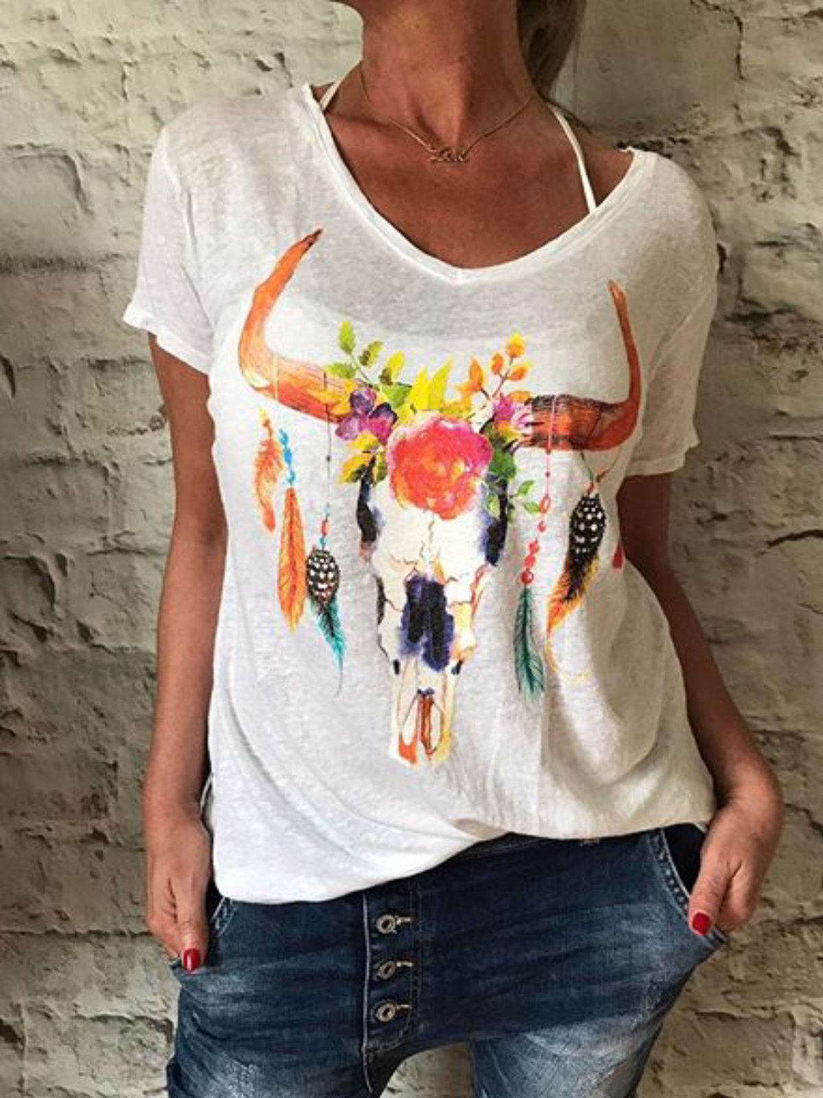 Casual Short Sleeve Plus Size Tops