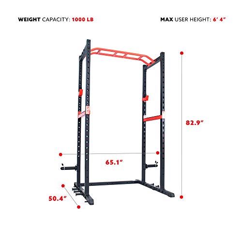 Sunny Health & Fitness Power Zone Strength Rack Power Cage