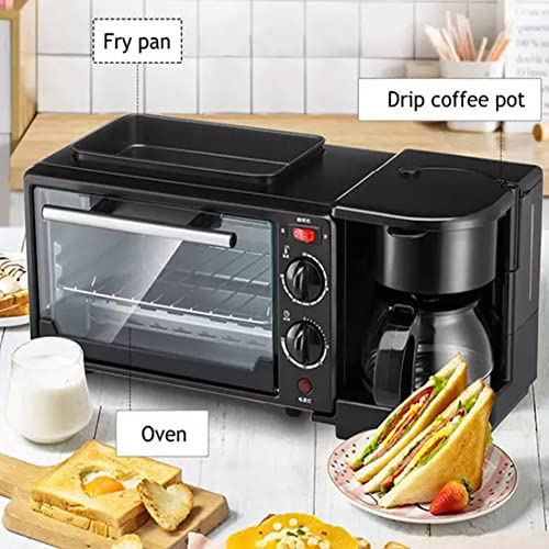 Breakfast Station Multifunctional, Griddle with Glass Lid Breakfasts Center Stations