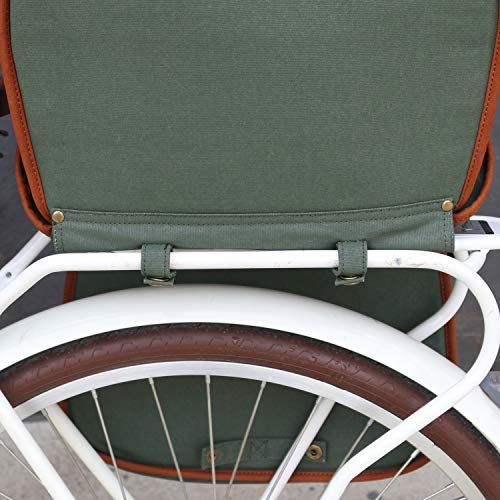 Waterproof Canvas Bicycle Bike Rear Seat Carrier Bag Cycling