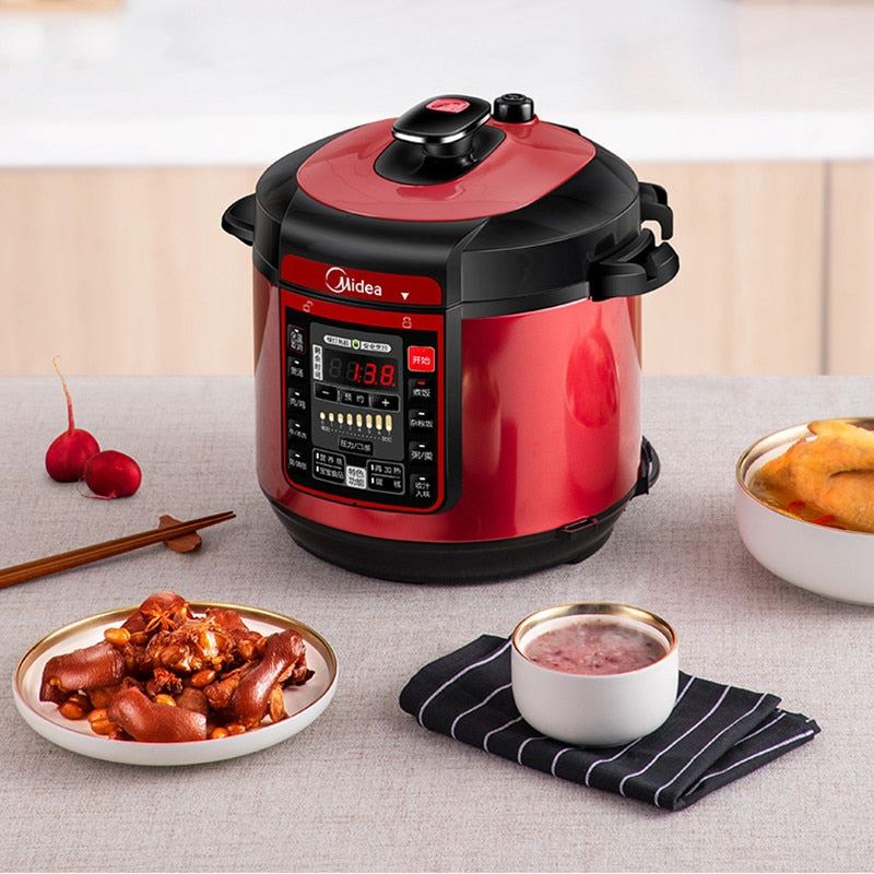 Multi Cooker Electric Pressure Cooker Red Small Non-stick Rice Cookers