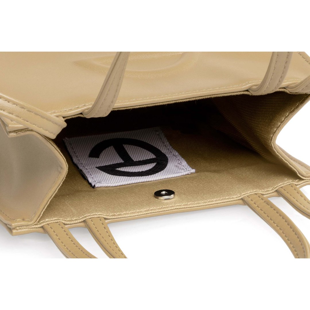 Small Cream Shopping Bag