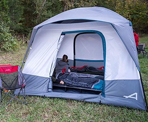 ALPS Mountaineering Camp Creek 4-Person Tent, Charcoal/Blue
