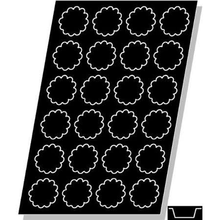 Demarle Flexipan, Fluted Brioche 3.6 oz (105 ml), 24 Cavities