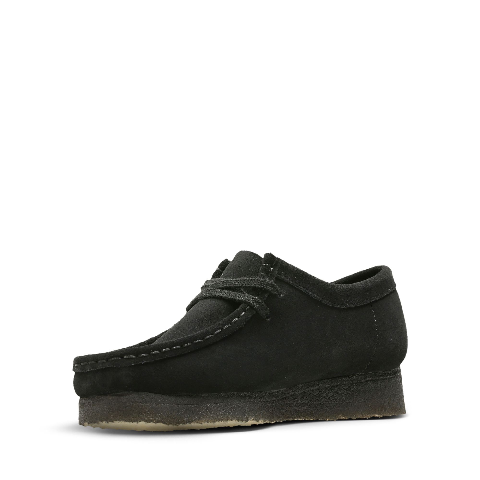 Women Wallabee Black Sde