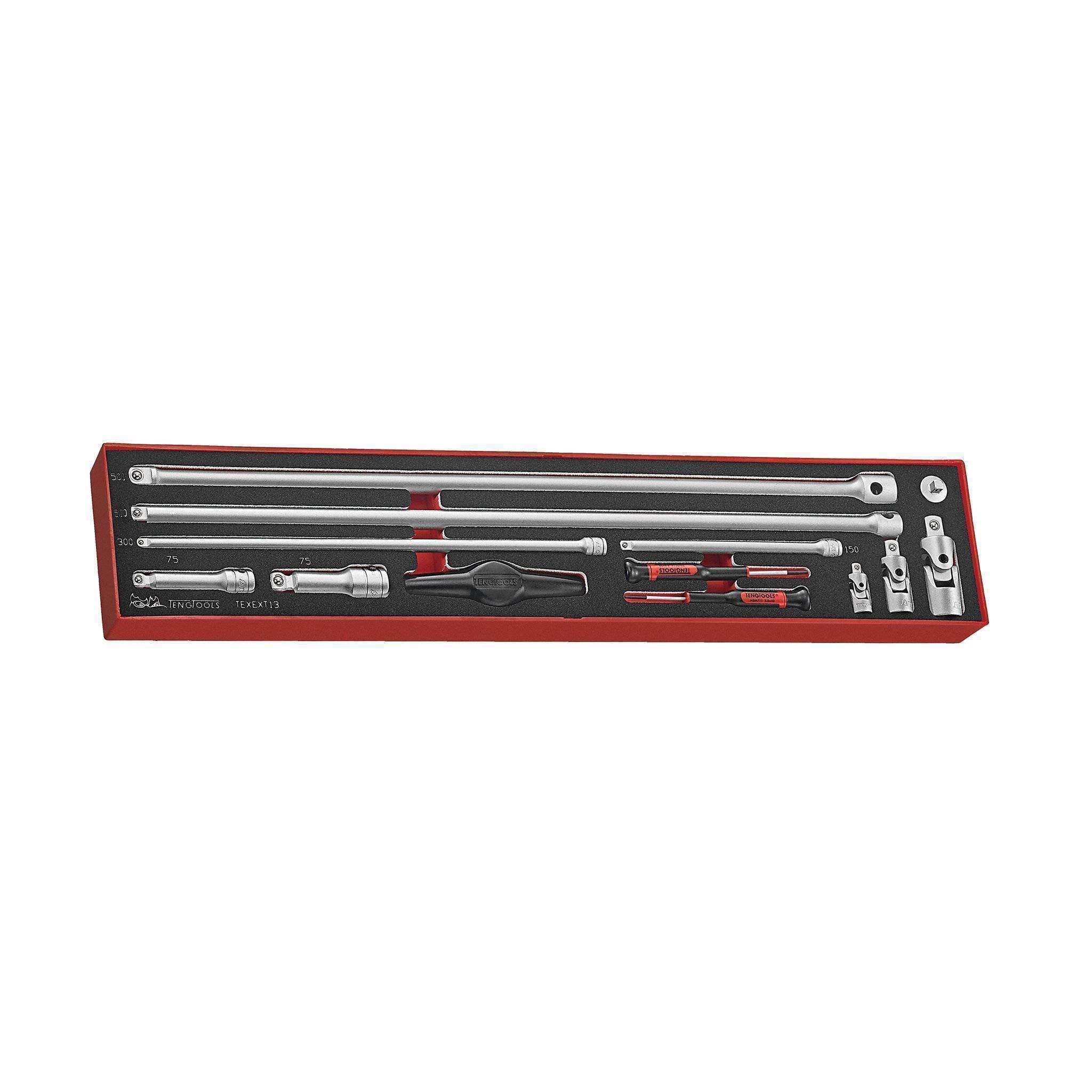 Teng Tools – 13 Piece Socket Accessories Set in EVA Tray – TEN-O-TEXEXT13