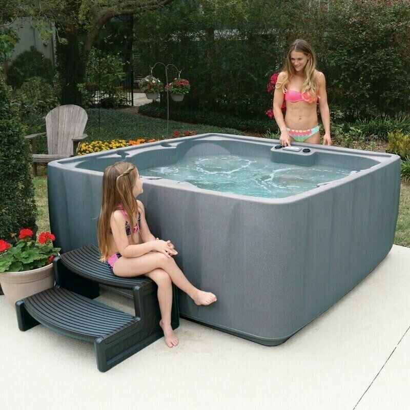 AQUAREST SPA powered by a Jacuzzi? PUMP 6 - PERSON 29 - JET SQUARE PLUG AND PLAY HOT TUB