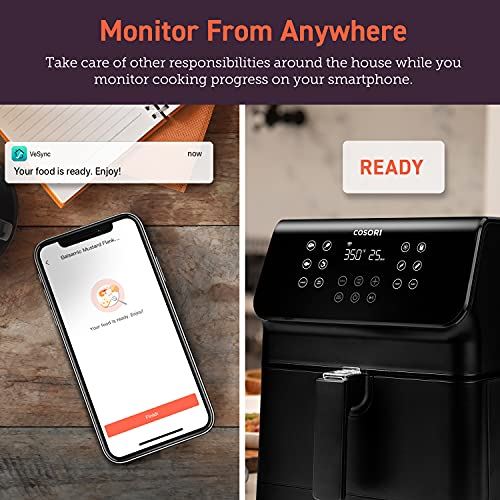 Smart Air Fryer(100 Recipes) 12-in-1 Large XL Oven