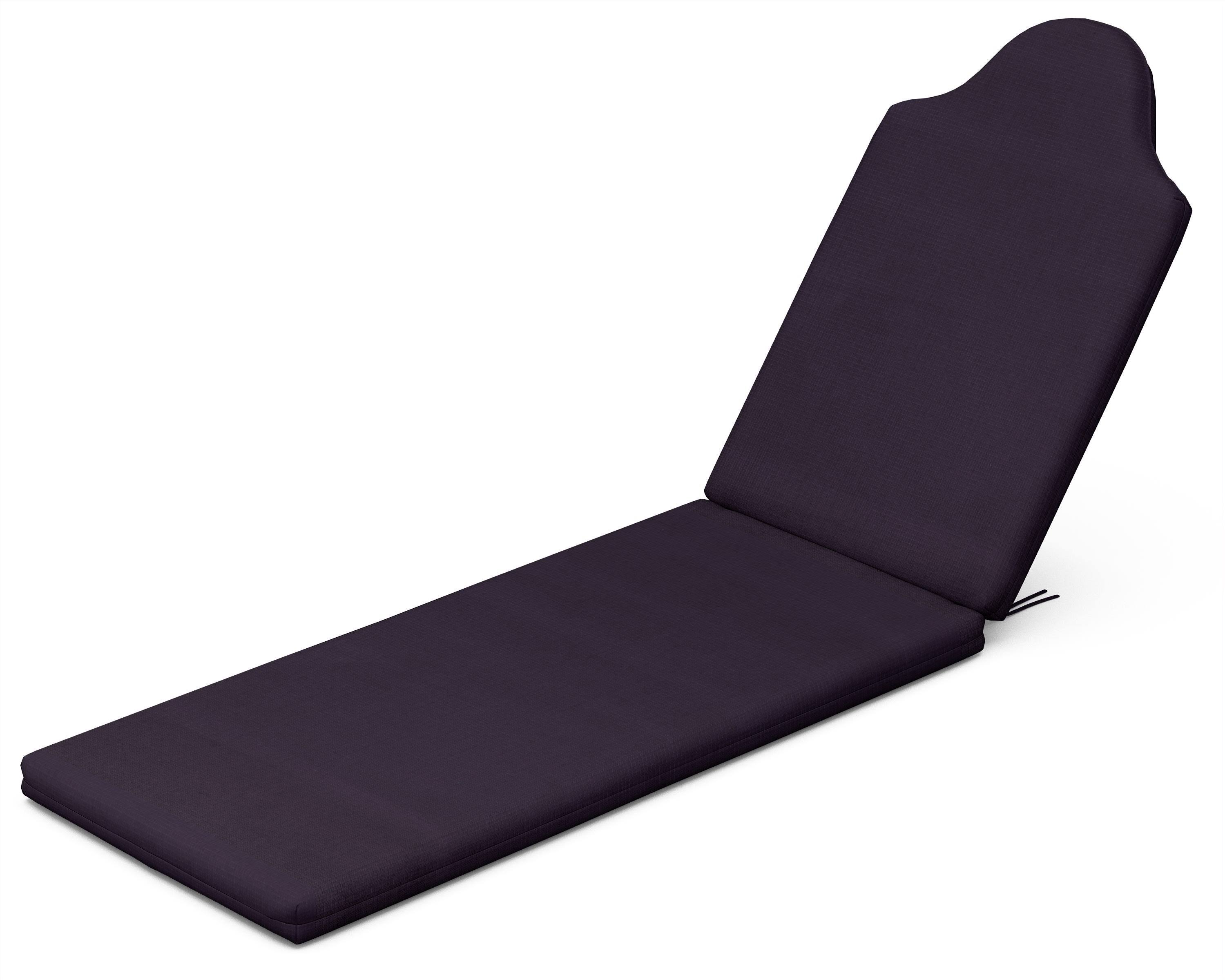 POLYWOOD Chaise Lounge Chair Cushion in Navy Blue - Outdoor Furniture