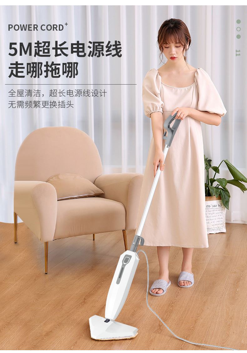 Electric household high-temperature cleaning machine with steam mop