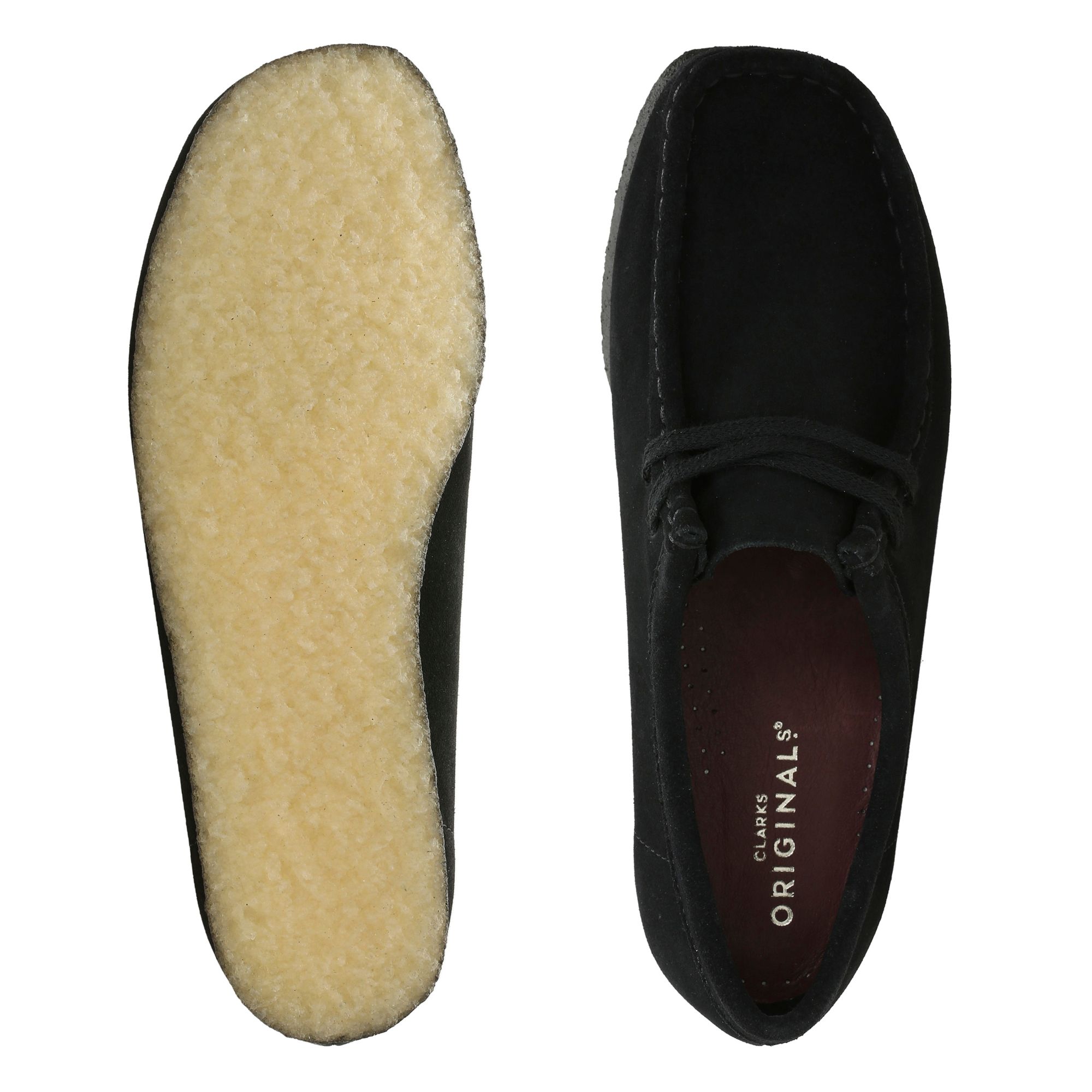 Women Wallabee Black Sde