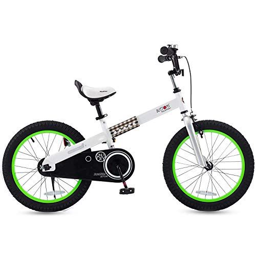 Royal Baby Boys Girls Kids Bike 18 Inch Buttons Bicycles with Kickstand