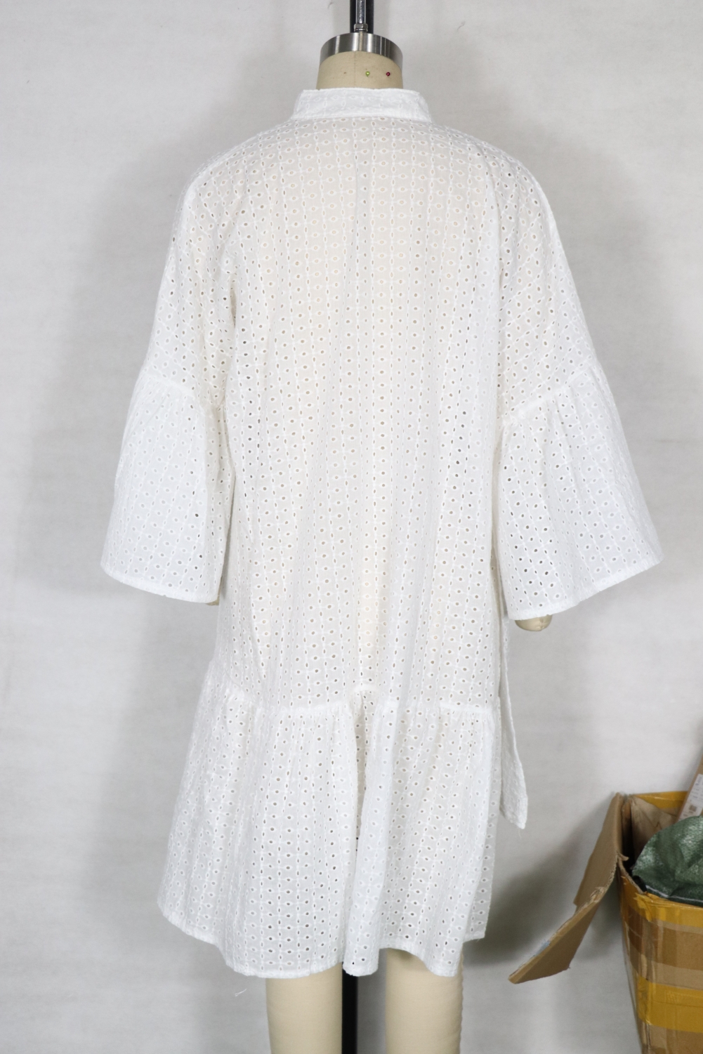 Summer Hollow Out Irregular Beach Dress