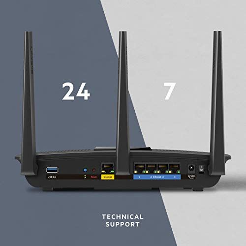 MU-MIMO Dual Band Wireless Gigabit WiFi Router, with Speeds up to 1.7 Gbps