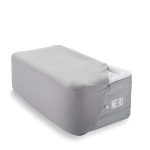 Inflates & Deflates Twin Size Mattress w/Built-in Switch,Fitted Sheet&Carrying Case/18′′ H