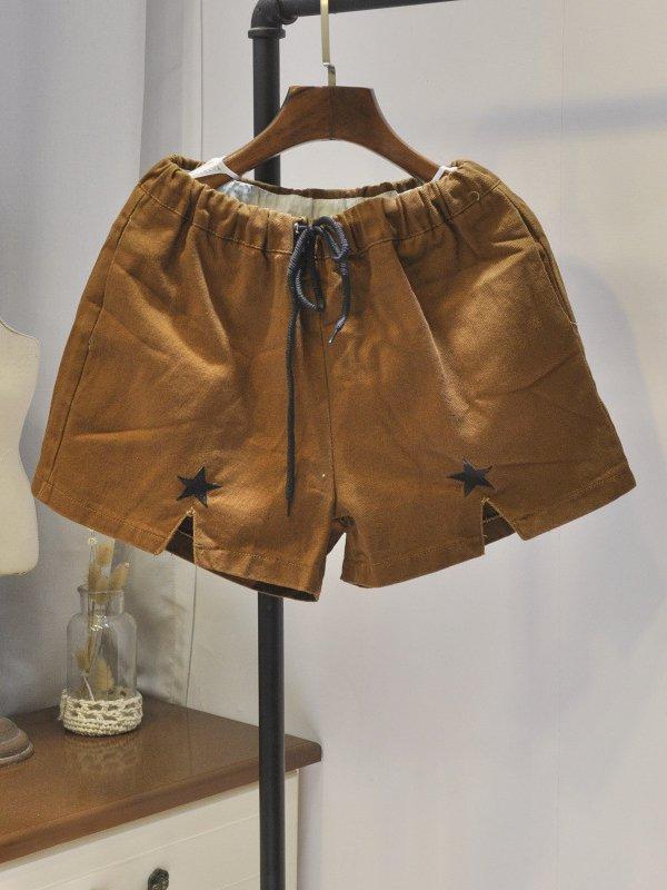 Summer Casual Cotton Pockets Pants