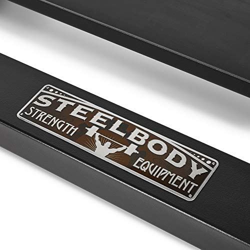 Steelbody Strength Training Monster Cage Squat Rack Home Gym Station- Black