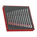 Teng Tools – 12 Piece Anti Slip Combination Wrench Set in EVA Tray – TEN-O-TED8012