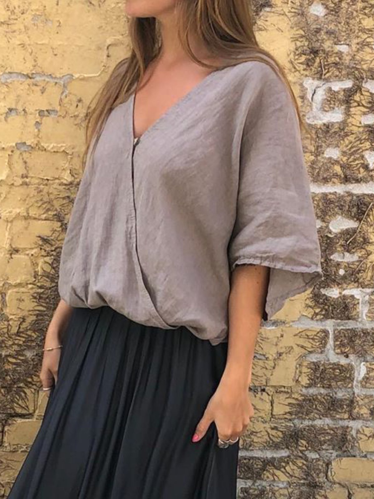 Women Casual Tops Tunic Blouse Shirt