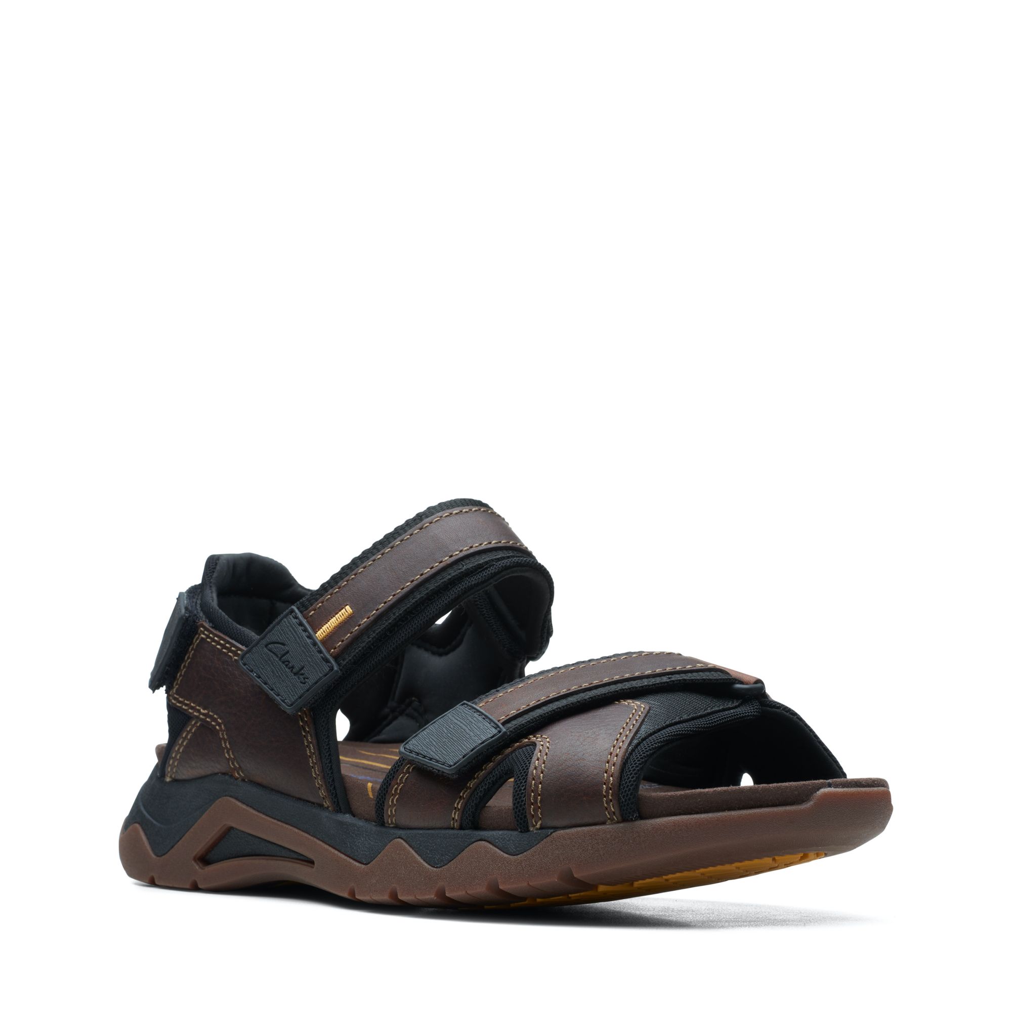 Men Sandals Wave2.0 Jaunt Dark Tan Lea