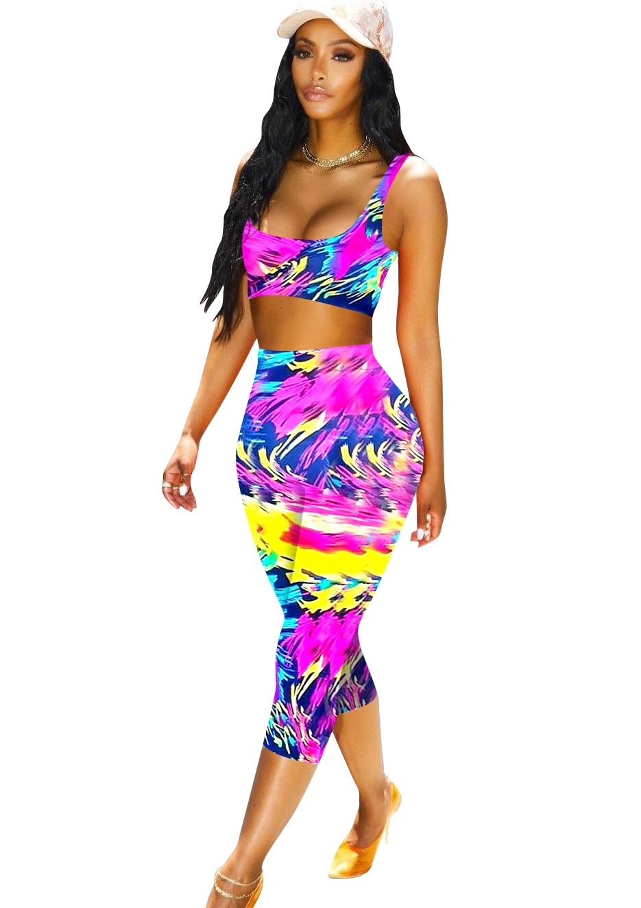 Sexy Colorful Bra and Pants Set
