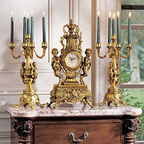 Set of 2 Grande Chateau Beaumont Candelabra Candle Holders / 20 Inch