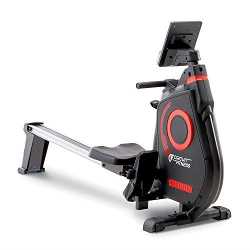 CIRCUIT FITNESS- Bluetooth Circuit Fitness Foldable Magnetic Rowing Machine
