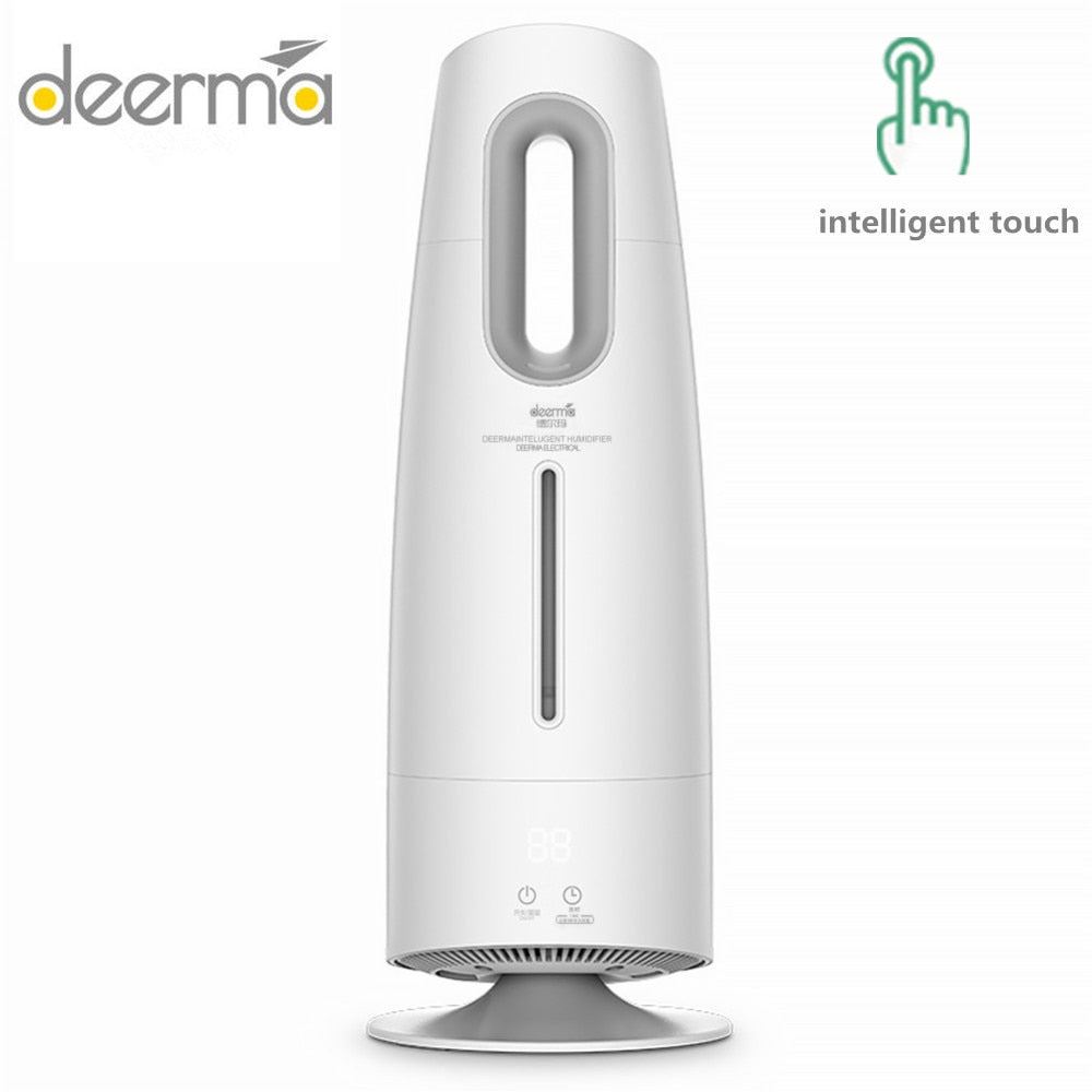 Home Air Humidifier Mist Maker With Touch Screen & 4l Oil Diffuser For Rooms Office Household