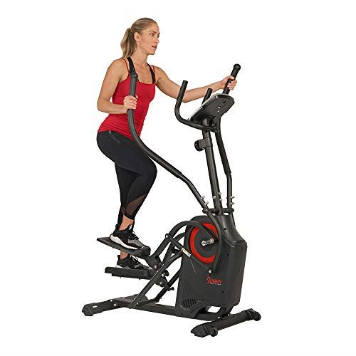 Sunny Health & Fitness Premium Cardio Climber Stepping Elliptical Machine for Home Use- Men and Wmen Workout Equipment