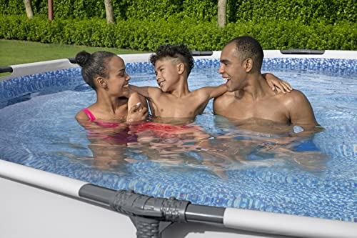 Bestway 56597E Steel Pro MAX Ground Frame Pools, 14�� x 33���, Grey
