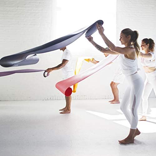 B YOGA B Mat Strong 6mm Thick Yoga Mat, 100% Rubber, Sticky & Eco-Friendly Exercise Mat, Non-Slip- Saffron