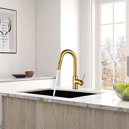 Kitchen Sink Faucet with Pull Down Sprayer and Single Handle