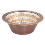Hardware 244089 Ilsa 17��� Copper Drop In Bathroom Sink