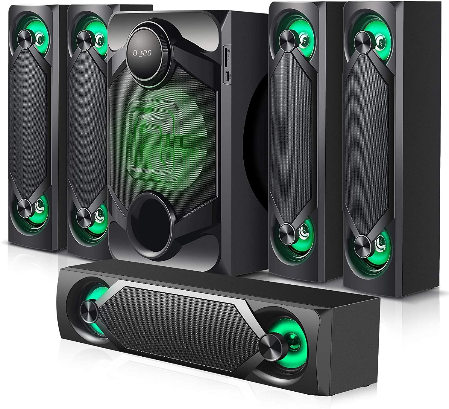 Nyne NHT5.1RGB 5.1 Channel Home Theatre System – Bluetooth Audio