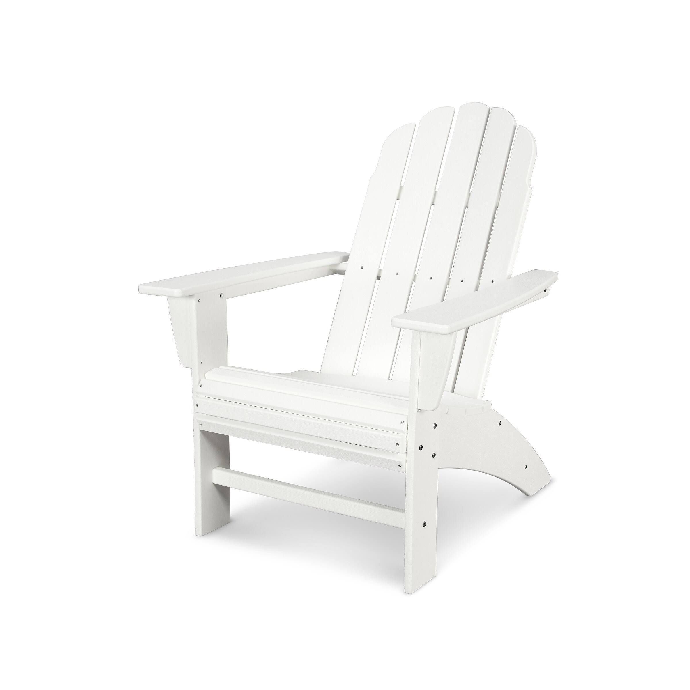 POLYWOOD Vineyard Curveback Adirondack Chair (Teak)