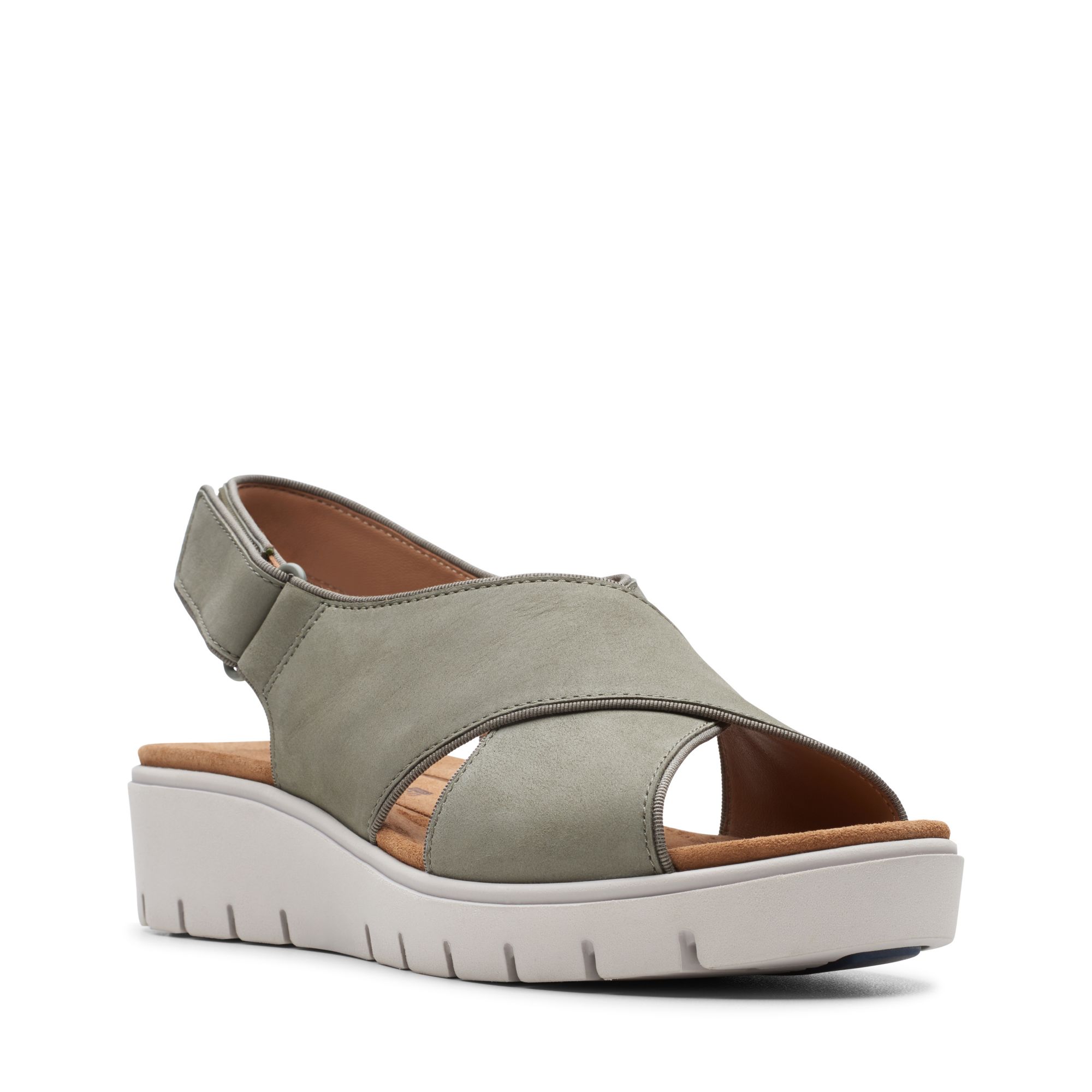 Women Sandals Un Karely Sun Sage Nubuck