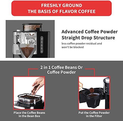 Grind and Brew Automatic Coffee Machine