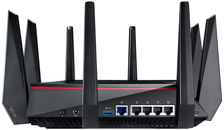 Tri-Band Gigabit Wireless Internet Router Gaming & Streaming w/ Parental Control