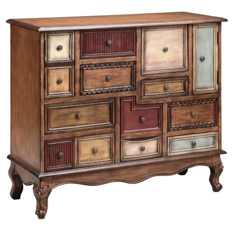 Walnut Accent Cabinet