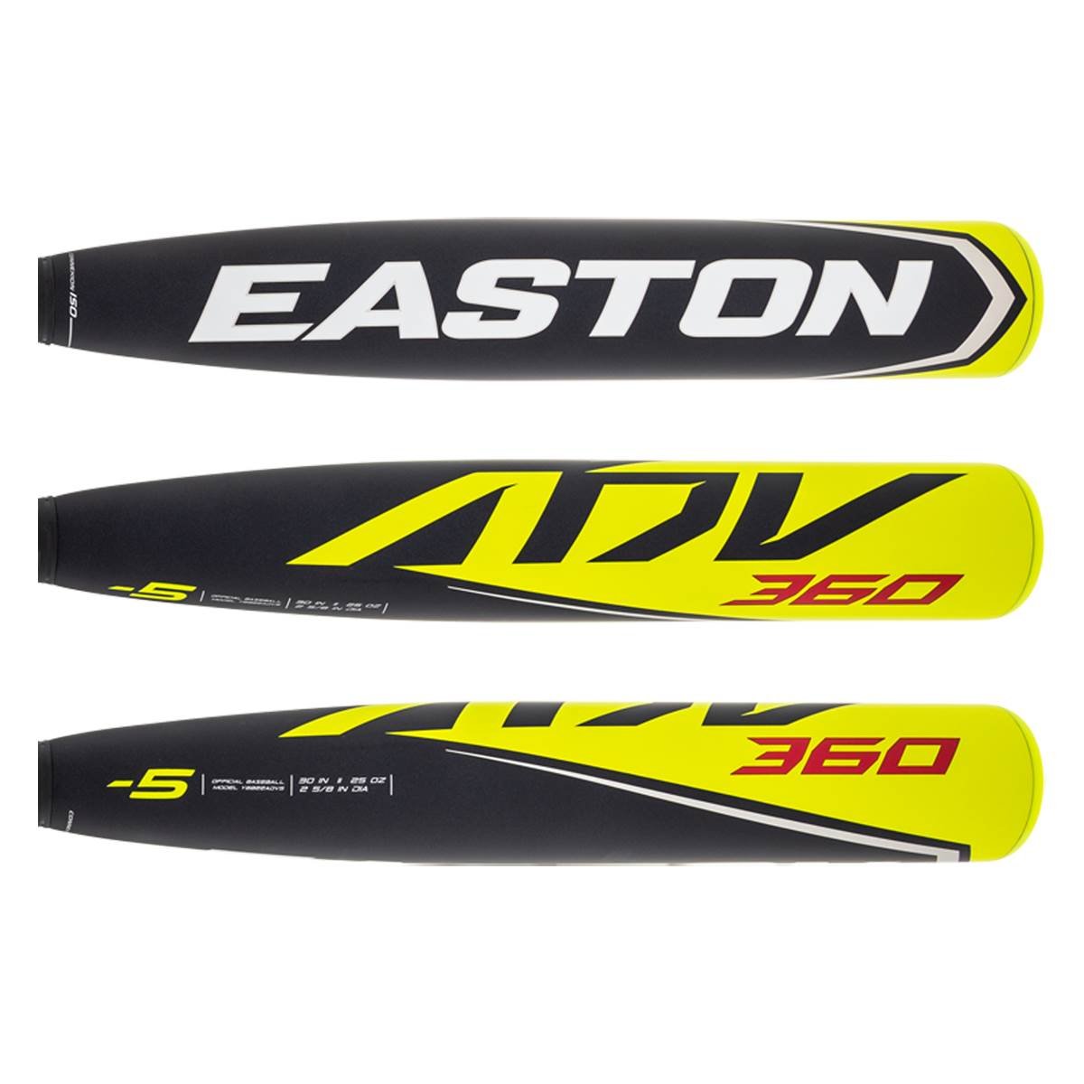 2022 Easton ADV 360 -5 USA Baseball Bat: YBB22ADV5