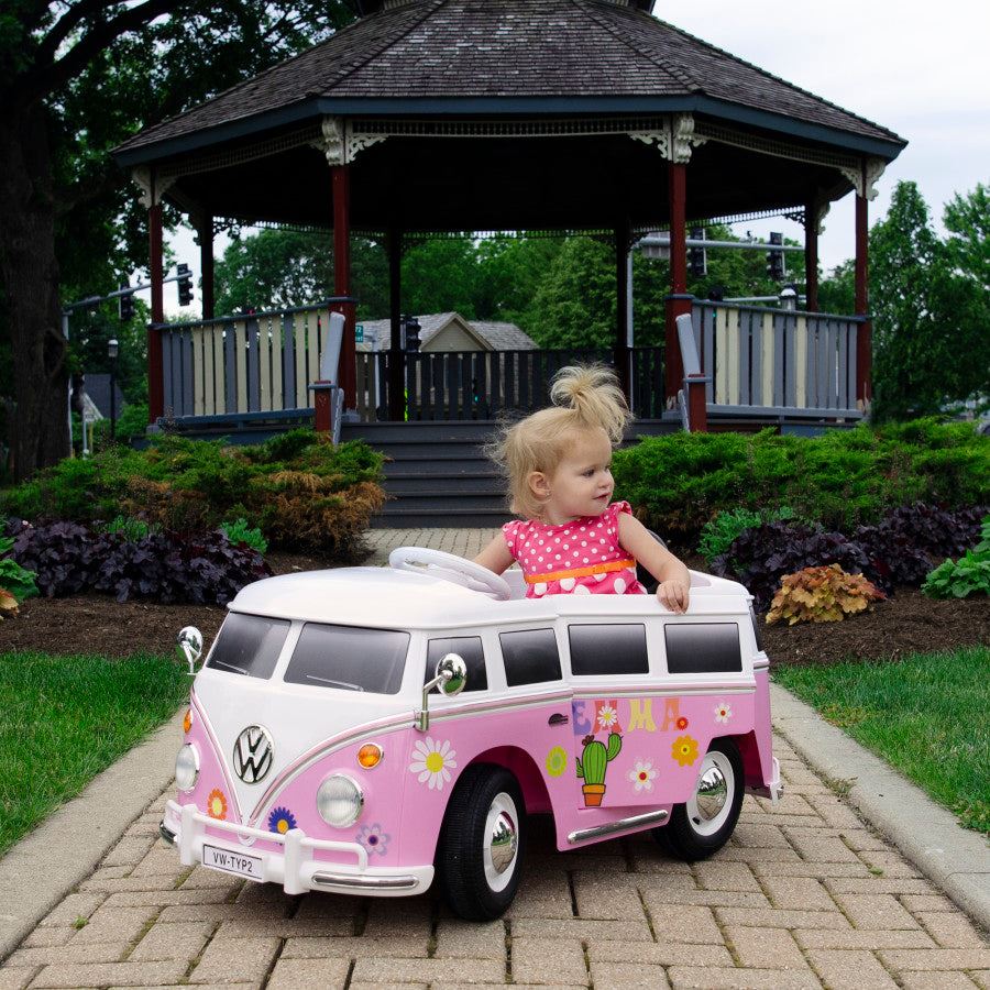 VW Bus 6-Volt Battery Ride-On Vehicle