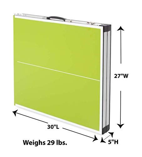 Pick-Up-And-Go Ping-Pong Table Tennis Table