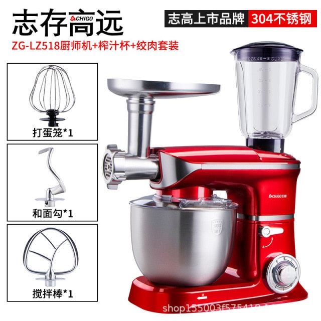 Electric Whisk Desktop Stand Mixer Household Multi-Functional Dough Cream Whipper Small Dough Mixer